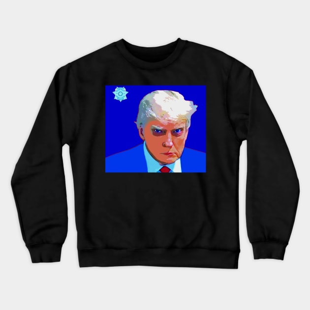 trump mugshot Crewneck Sweatshirt by oryan80